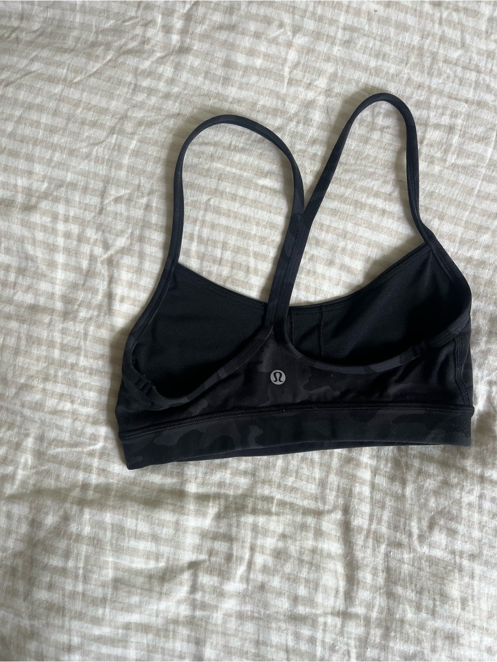 lululemon athletica Black camo Low-Impact Sports Bra